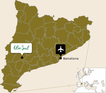 Map of Catalonia